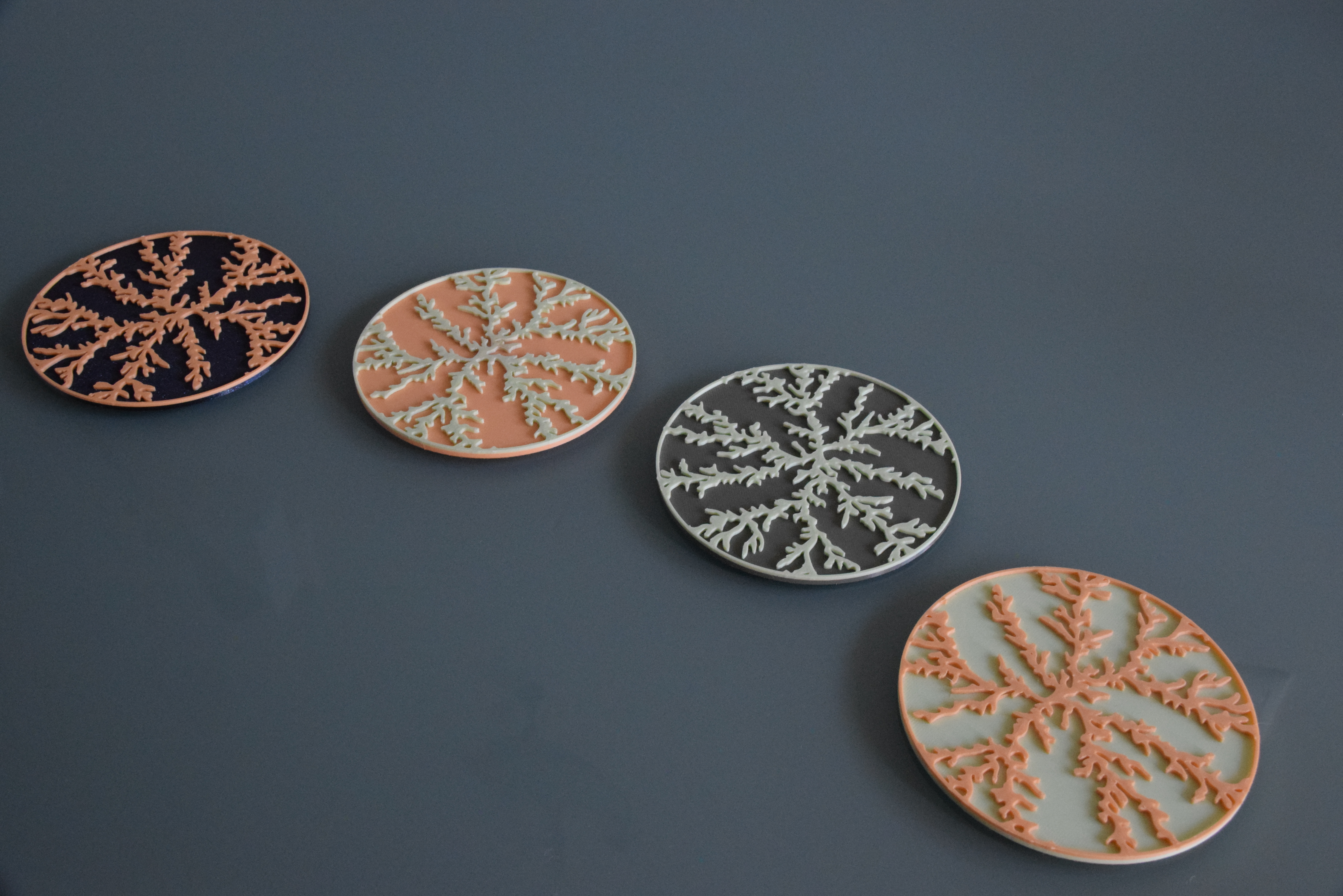 Cover picture for Aerial Fracture (Coaster - Diffusion-limited Aggregation)