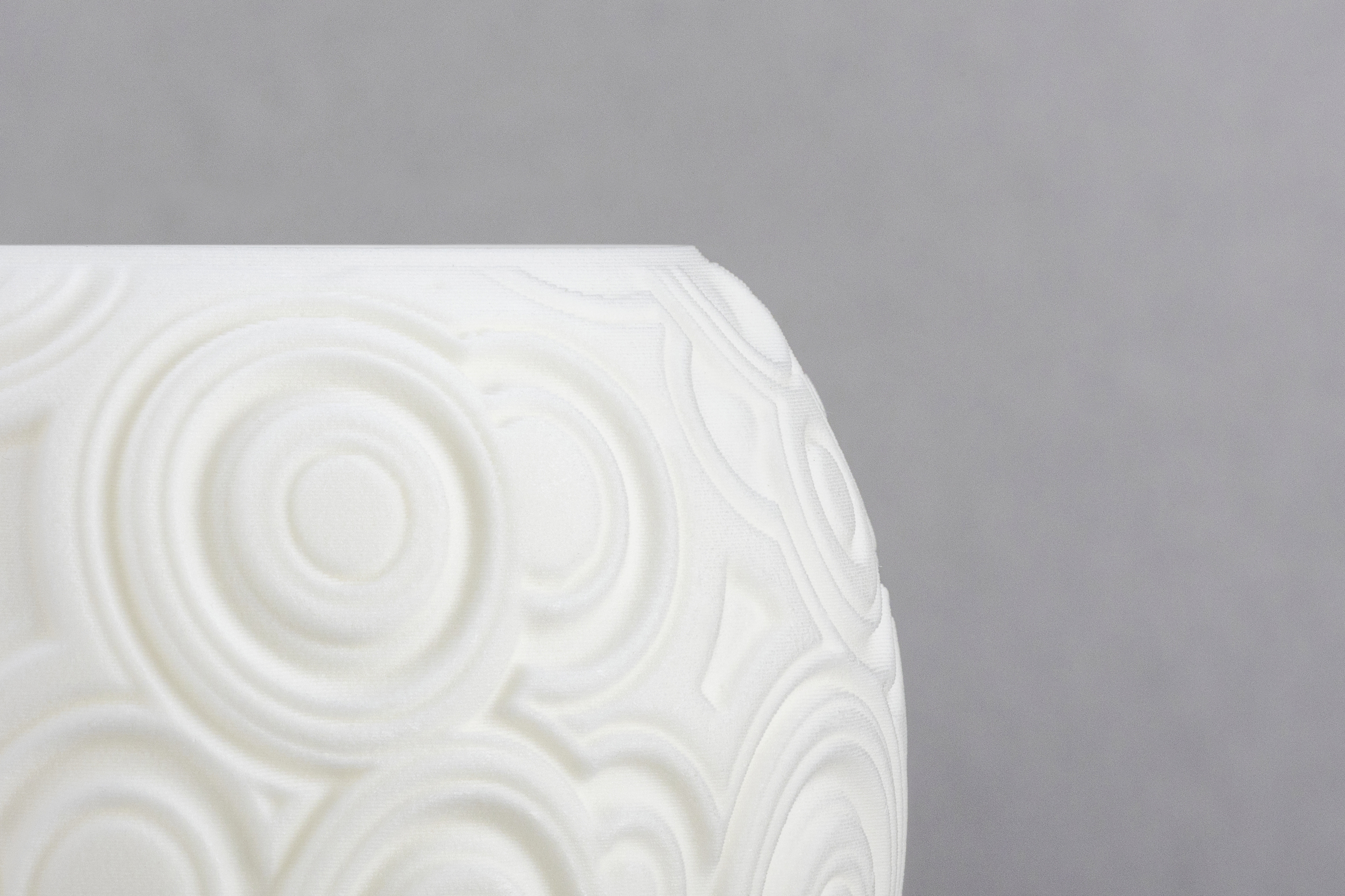 Decorative suggestion for Celestial Odyssey: Tealight holder with cosmic design. Perfect for stargazers and dreamers - variant Original (Elegant white), an original product by Cosmic Jubilee (3 of 3) - presented as close-up details of fine textures.