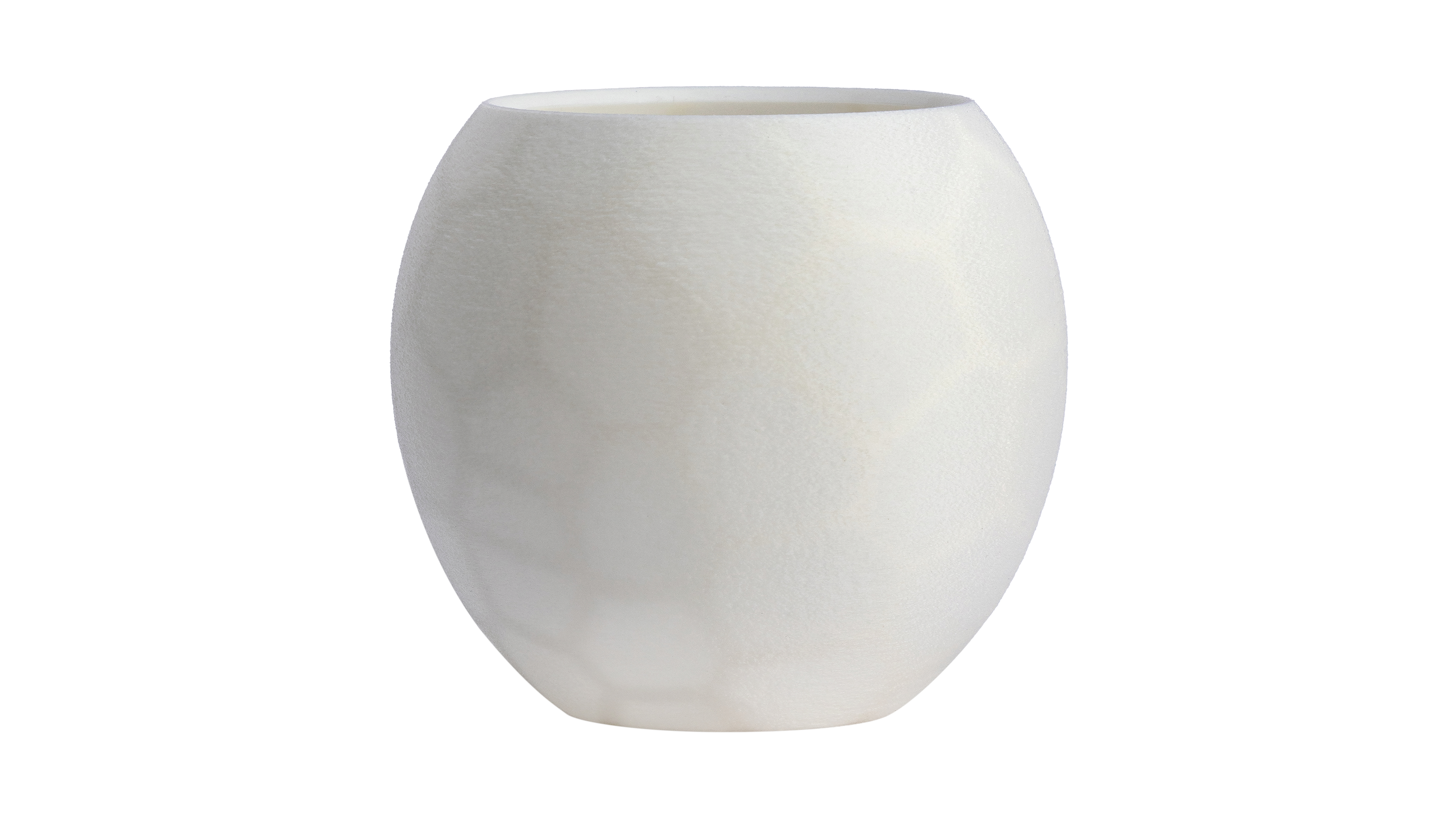 Furtive Shroud: Tealight holder with a hidden organic pattern, revealed only when lit. Witness light transform the ordinary to exceptional - variant Original (Elegant white), an original product by Cosmic Jubilee.