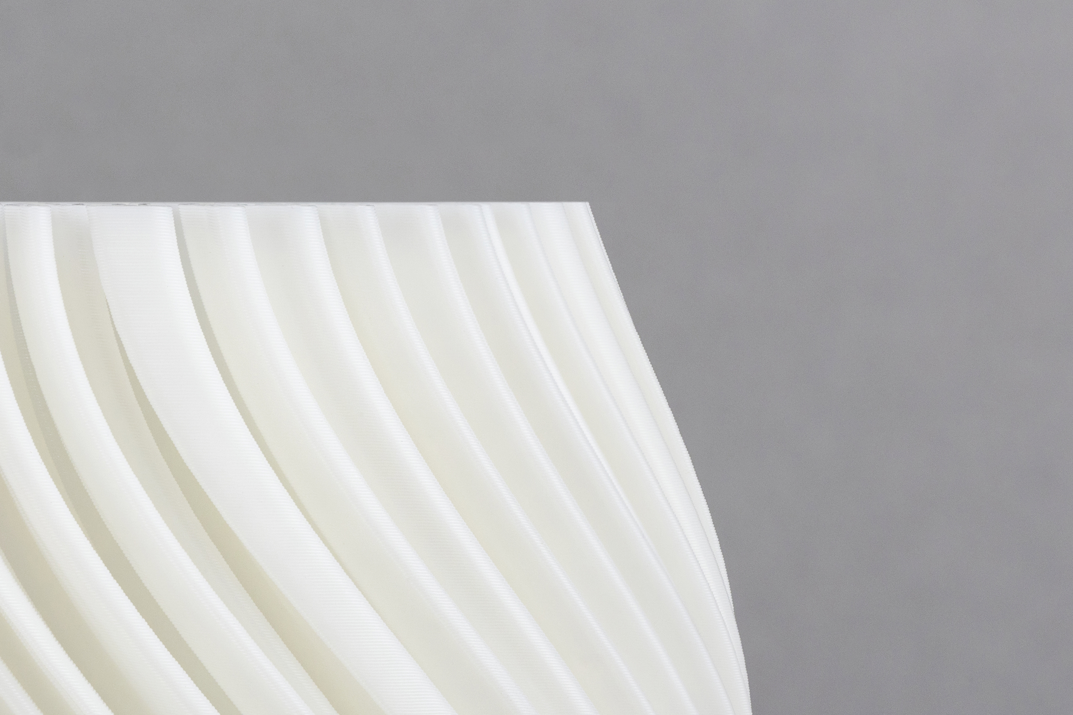 Decorative suggestion for Pellucid Sweep: Tealight holder with flush, velvety filaments. Offers a crystalline aspect to any elegant setting - variant Original (Milky white), an original product by Cosmic Jubilee (3 of 3) - presented as close-up details of fine textures.