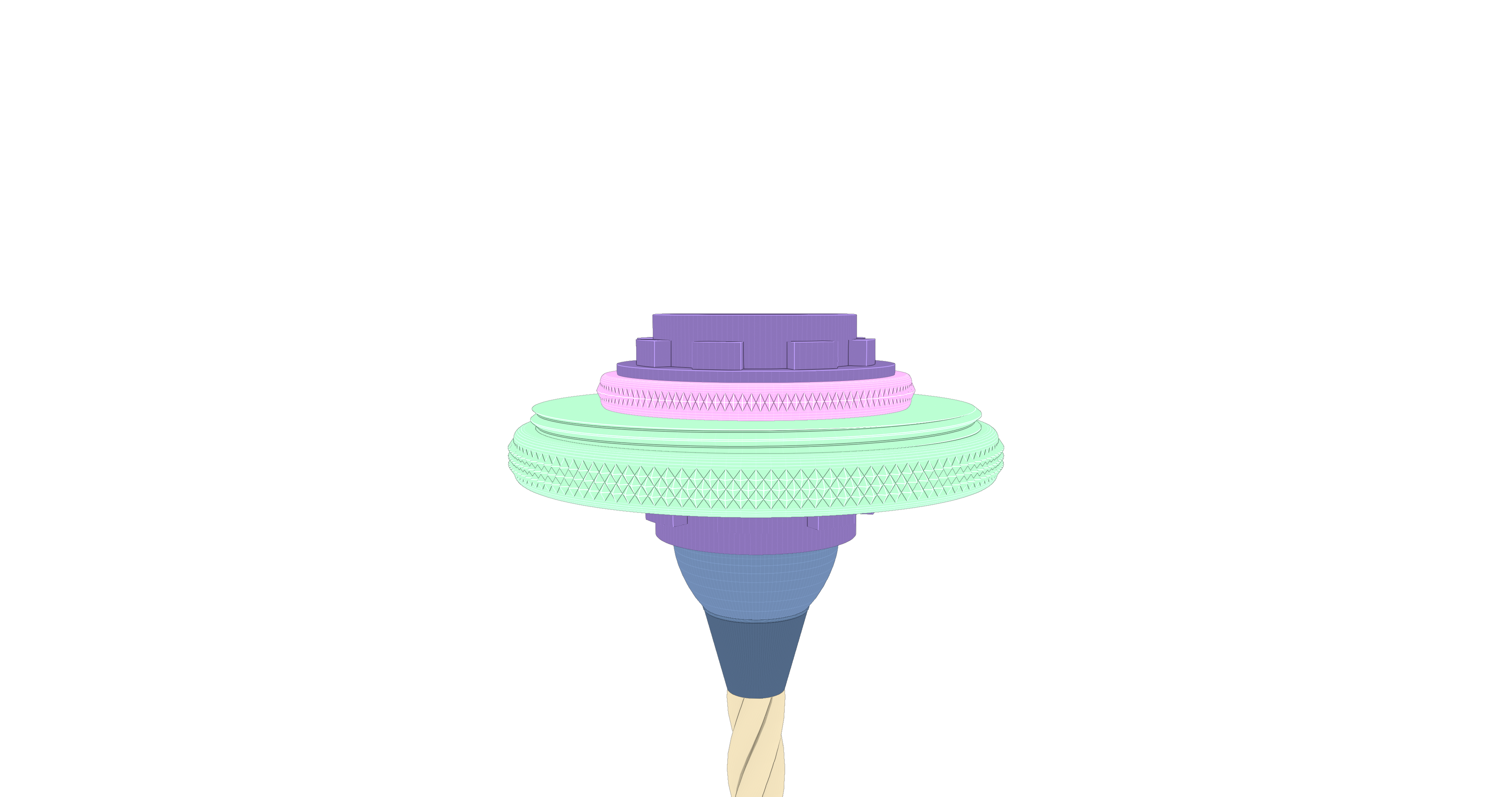 Your socket is now ready for your Cosmic Jubilee pendant lampshade. Ensure the lampshade is properly secured and does not wobble or spin.