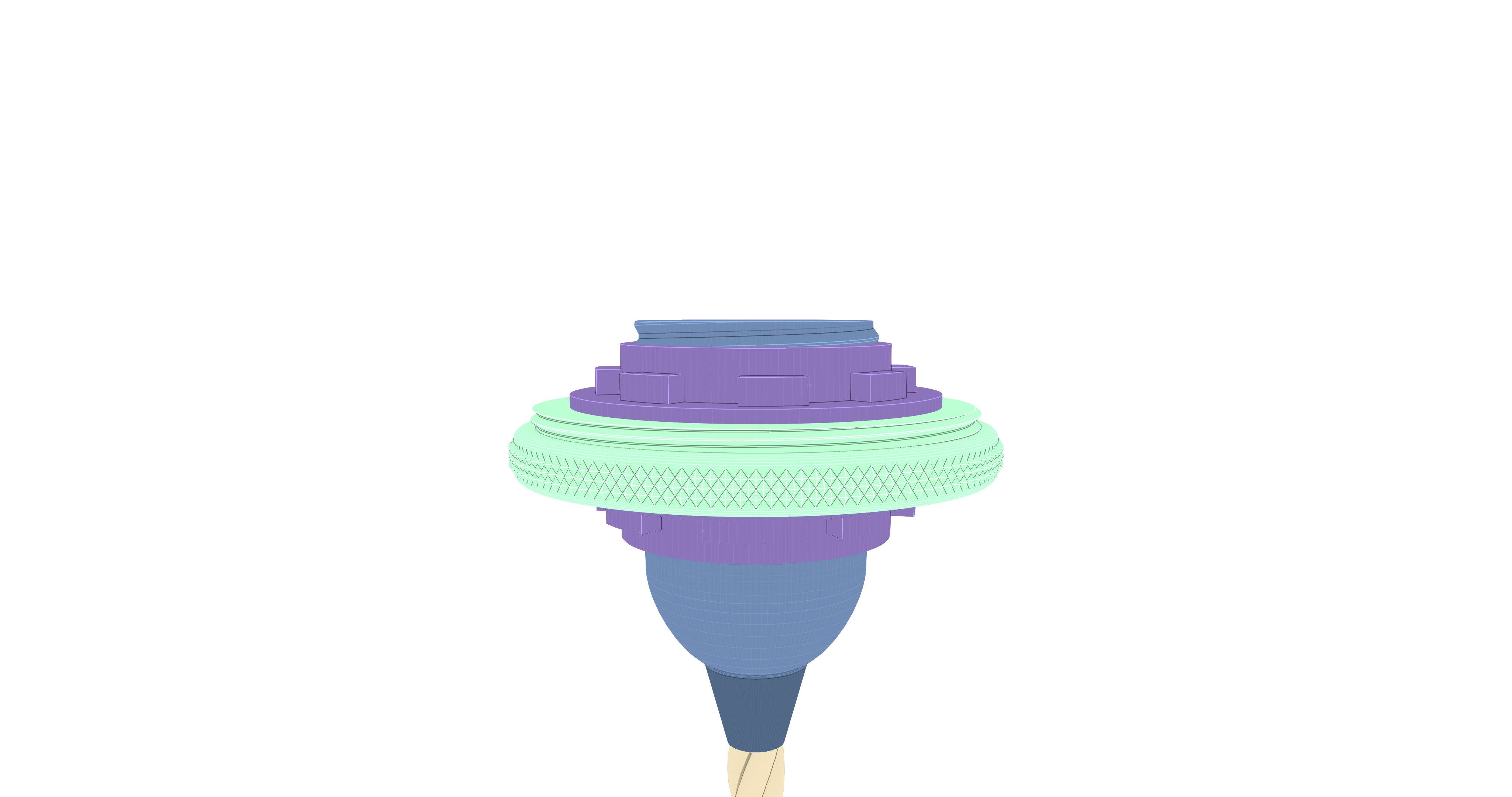 Your socket is now ready for your Cosmic Jubilee pendant lampshade. Ensure the lampshade is properly secured and does not wobble or spin.